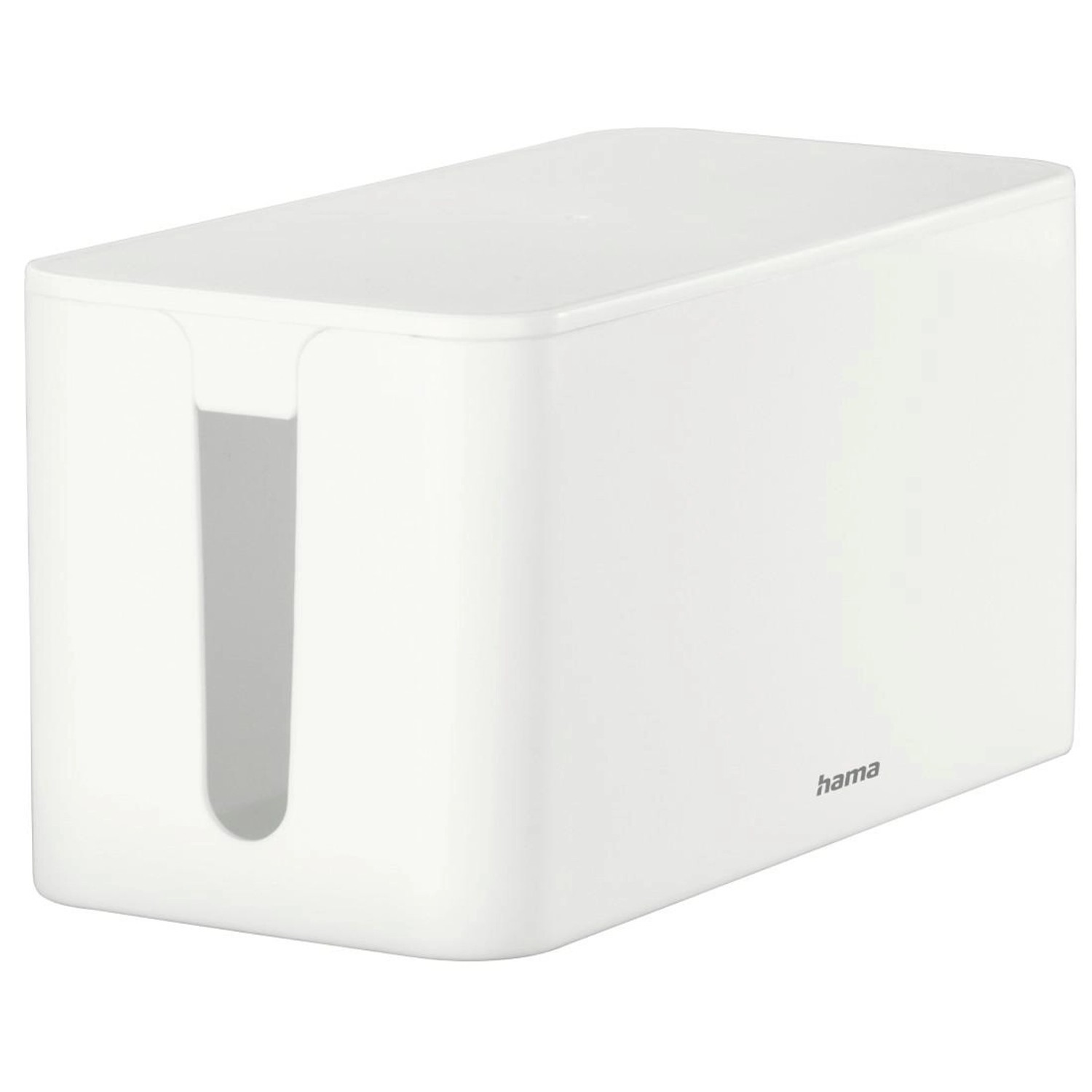 Hama Kabelbox Mini für Steckdosenleiste 23,5 cm x 11,5 cm x 12 cm Weiß günstig online kaufen