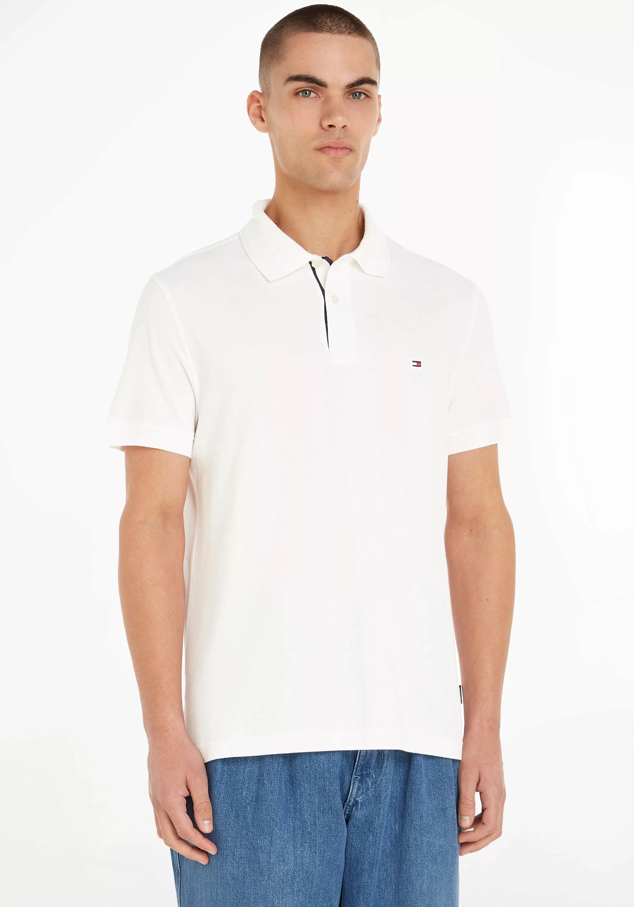 Tommy Hilfiger Poloshirt "FLAG UNDER PLACKET REG POLO" günstig online kaufen