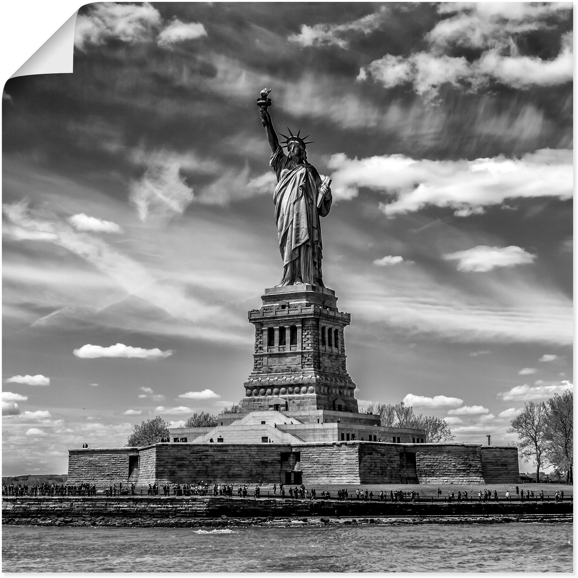 Artland Wandbild "New York City Freiheitsstatue", Amerika, (1 St.), als Alu günstig online kaufen