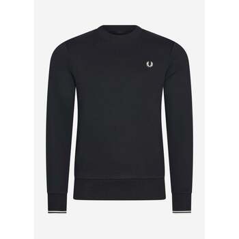 Fred Perry  Pullover Sweatshirt mit Rundhalsausschnitt - schwarz günstig online kaufen