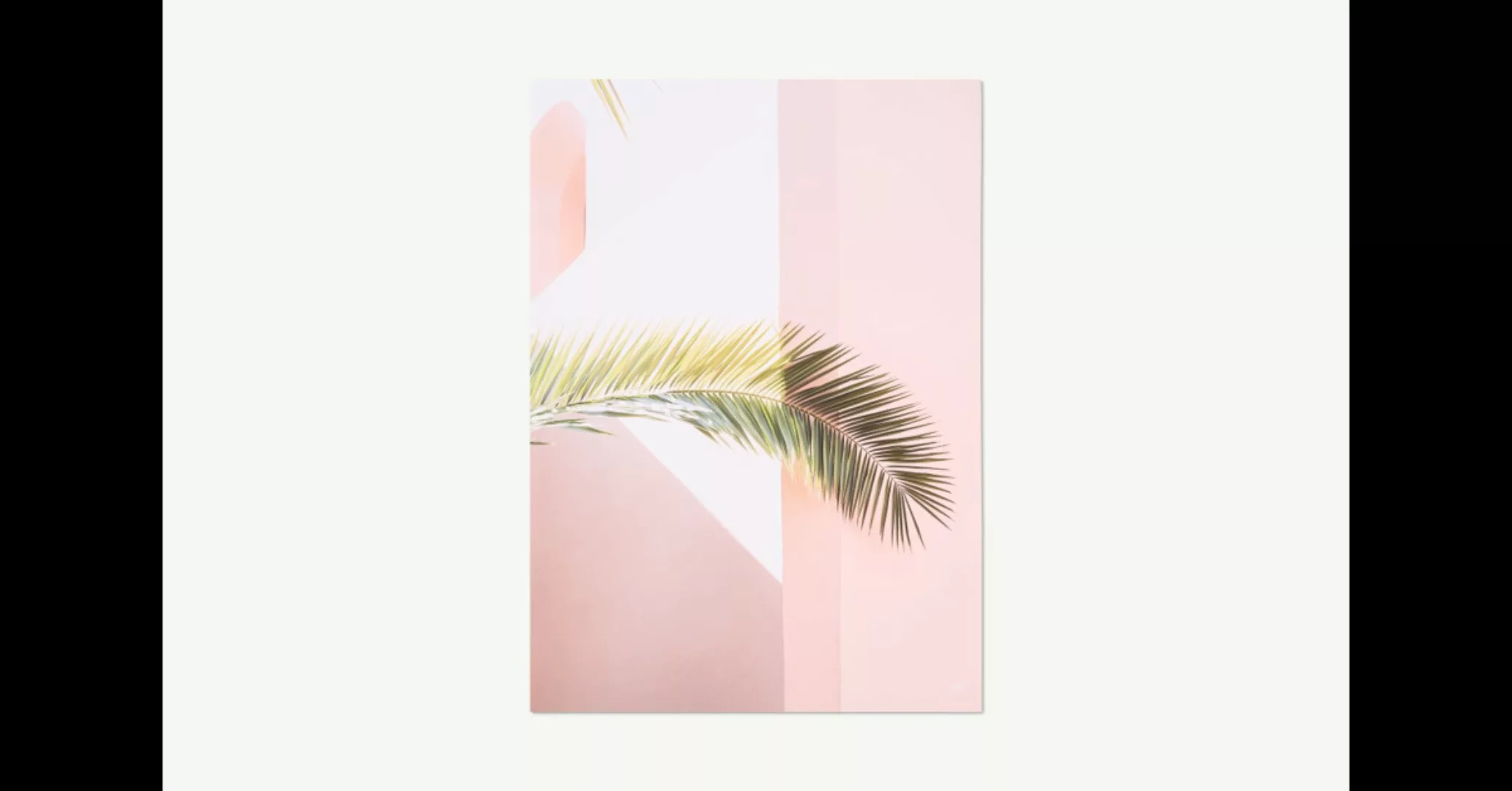 David & David Studio Pink Palm Kunstdruck von Laurence David (70 x 100 cm) günstig online kaufen