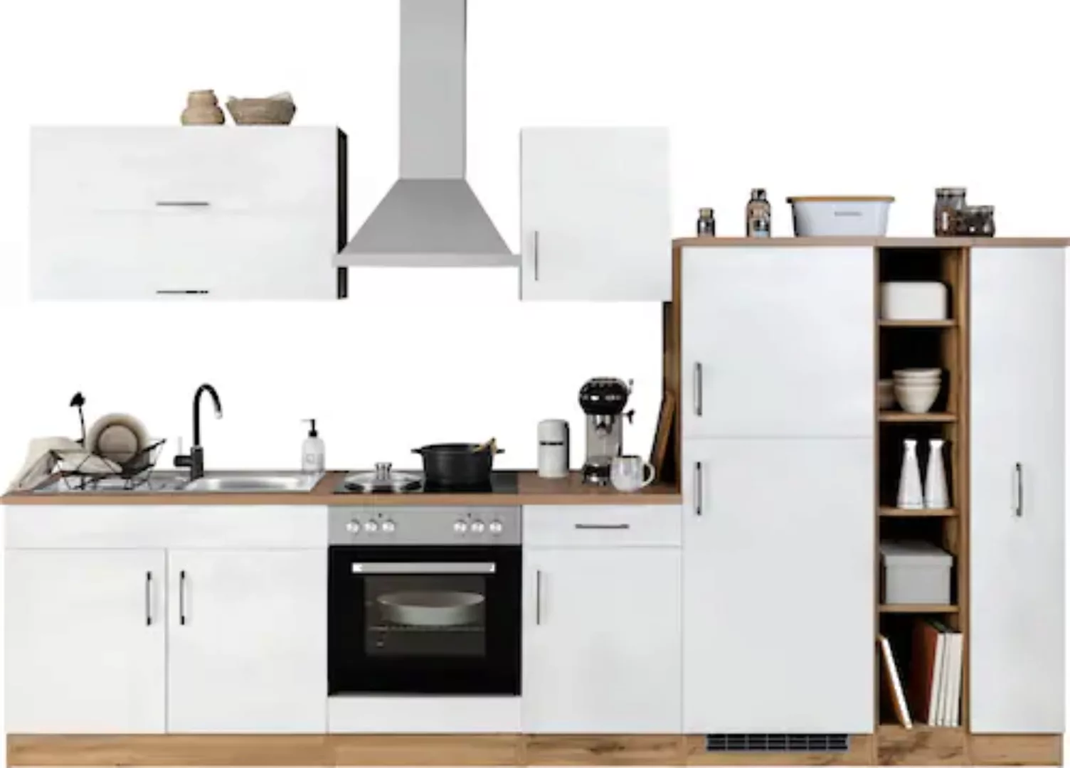 KOCHSTATION Küchenzeile »KS-Colmar«, ohne E-Geräte, Breite 330 cm günstig online kaufen