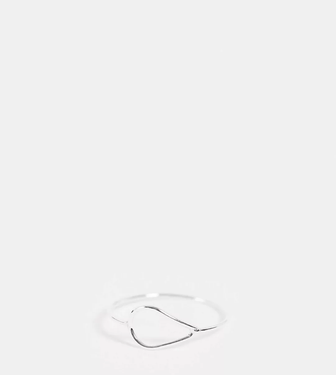 Kingsley Ryan Curve – Offener Ring in Tropfenform aus Sterlingsilber günstig online kaufen