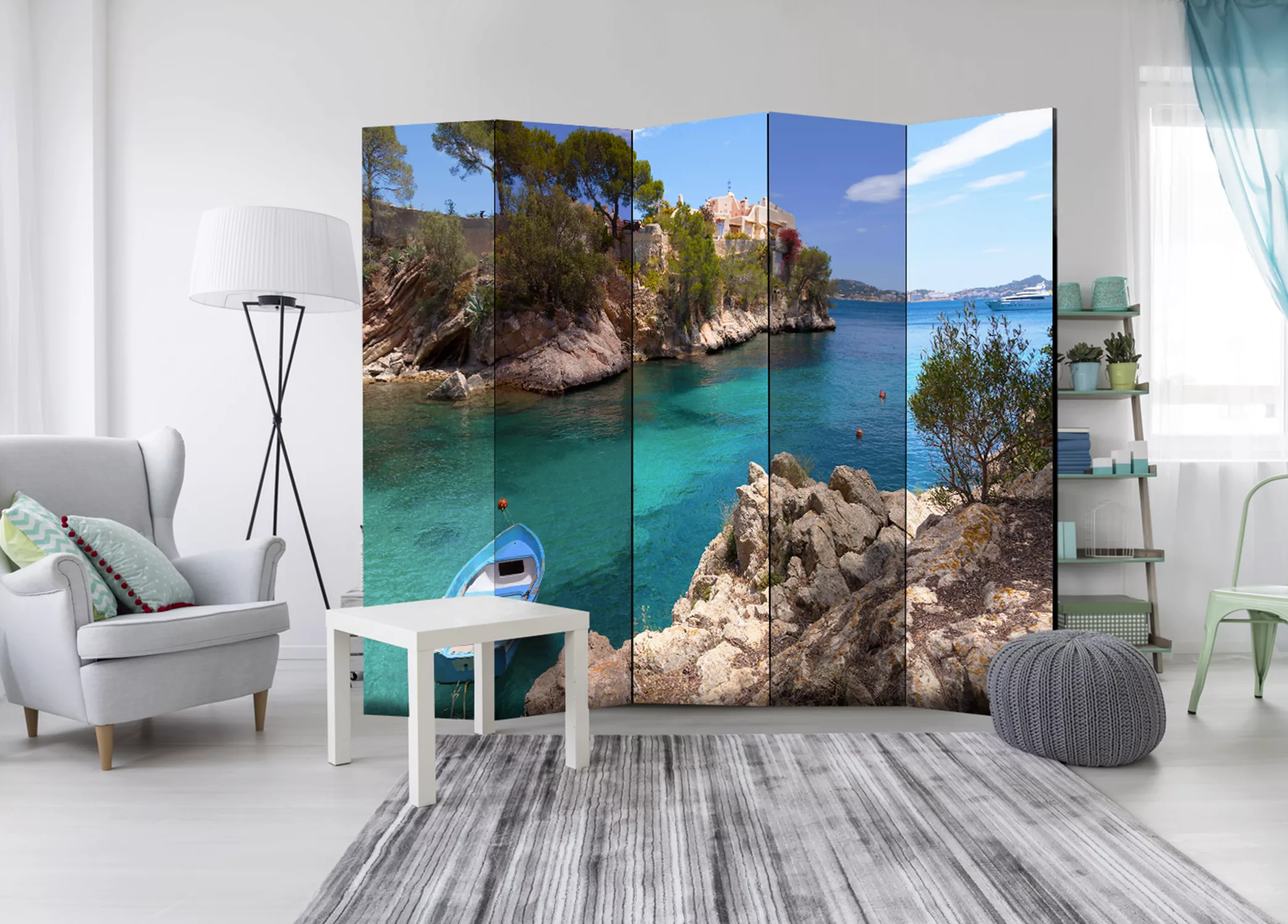 5-teiliges Paravent - Holiday Seclusion Ii [room Dividers] günstig online kaufen