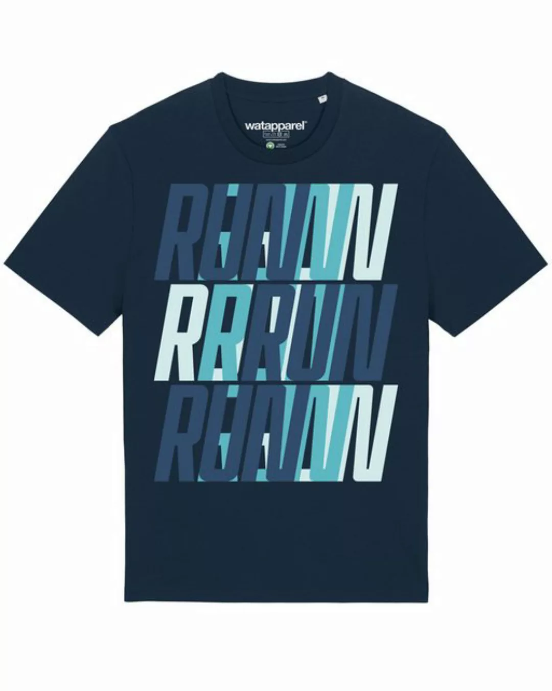 wat? Apparel Print-Shirt Run, Run, Run blue (1-tlg) günstig online kaufen