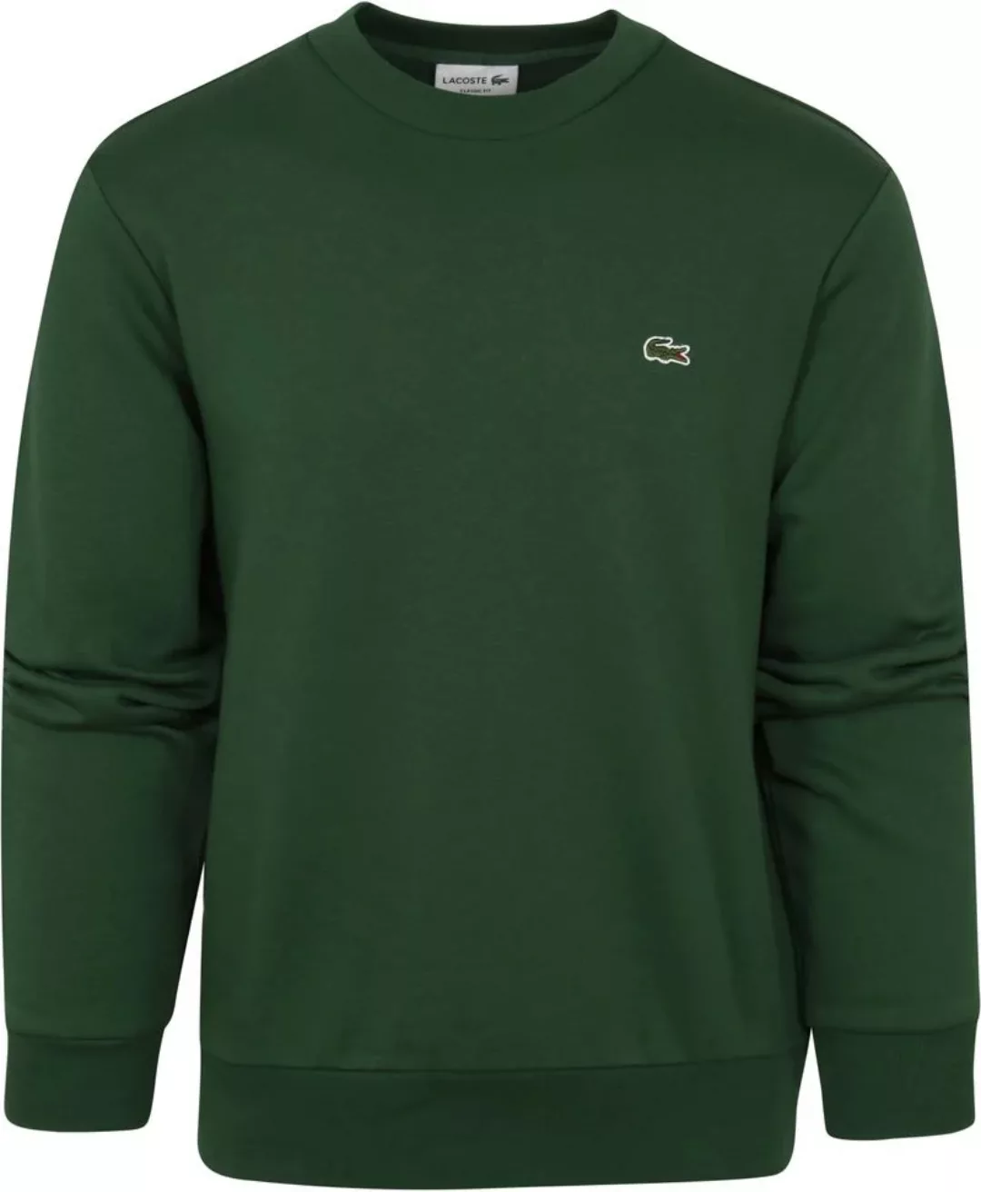 Lacoste Pullover O-Ausschnitt Grün - Größe XXL günstig online kaufen