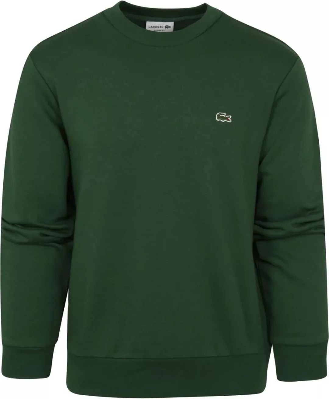 Lacoste Pullover O-Ausschnitt Grün - Größe XL günstig online kaufen