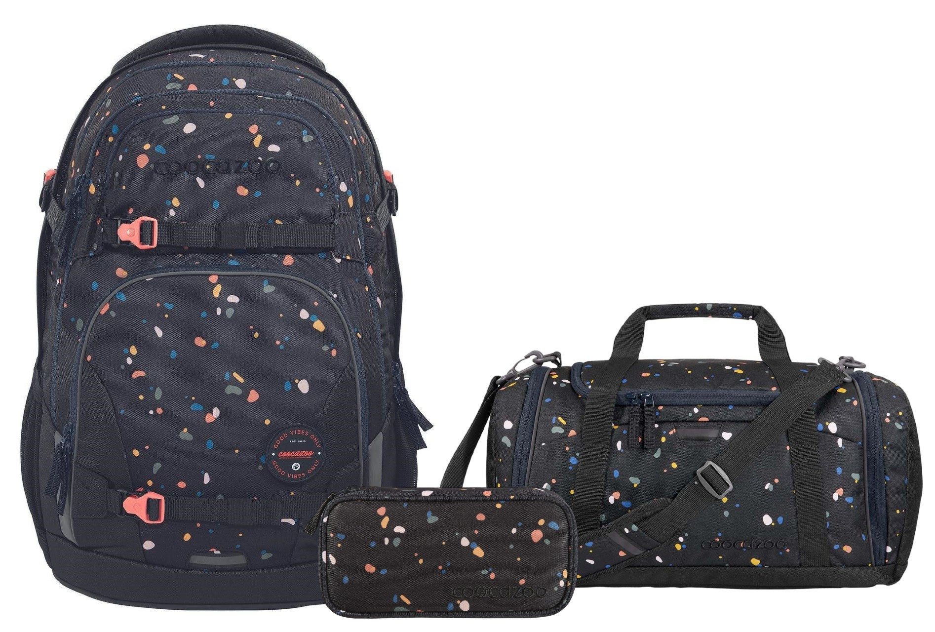 coocazoo Schulranzen Schulrucksack-Set PORTER Sprinkled Candy günstig online kaufen