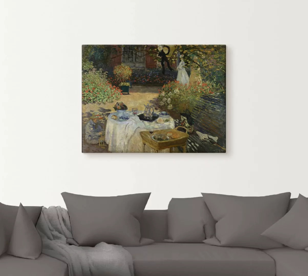 Artland Wandbild "Im Garten Claude Monets in Argenteuil", Garten, (1 St.), günstig online kaufen