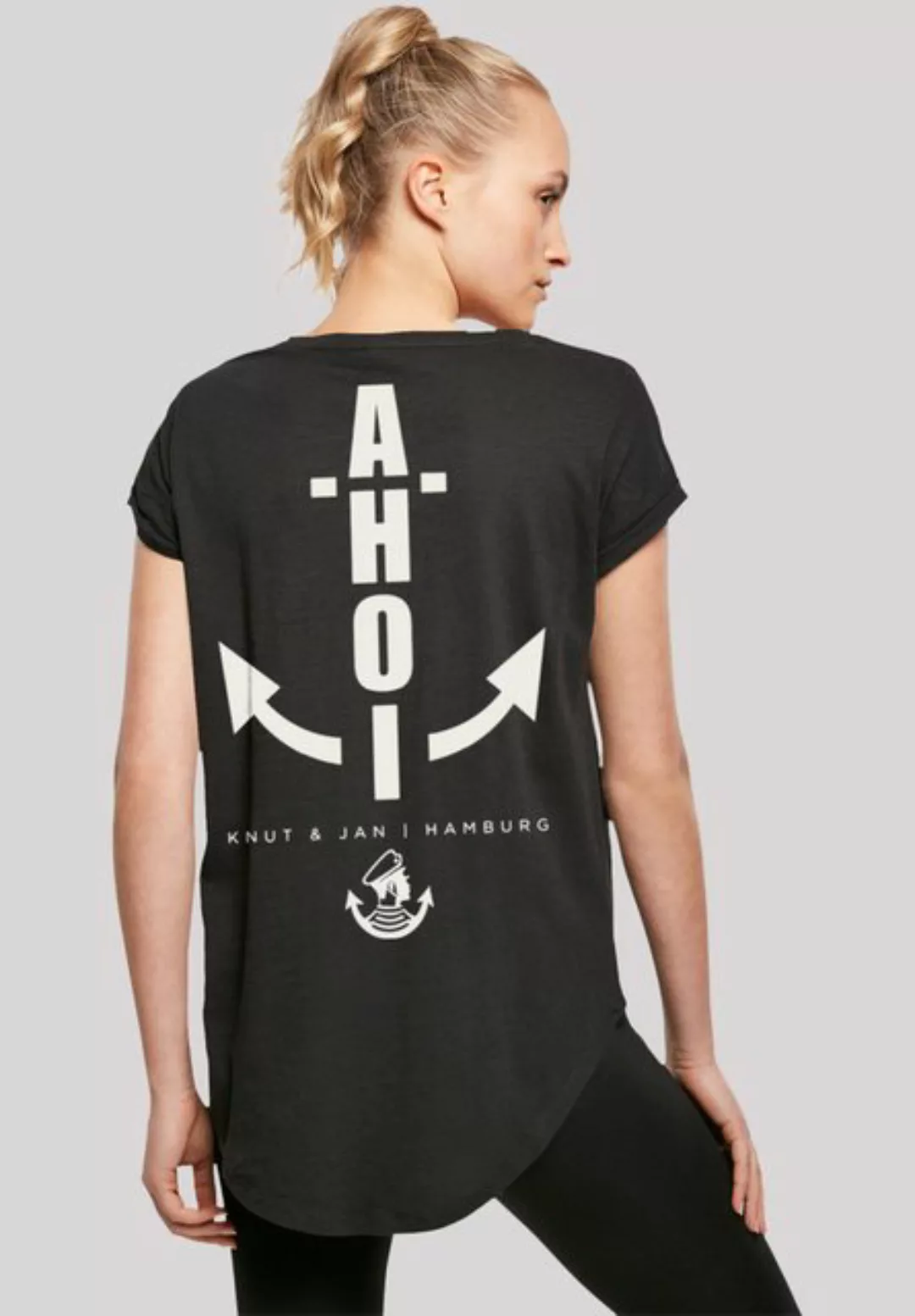 F4NT4STIC T-Shirt Ahoi Anker Knut & Jan Hamburg Print günstig online kaufen