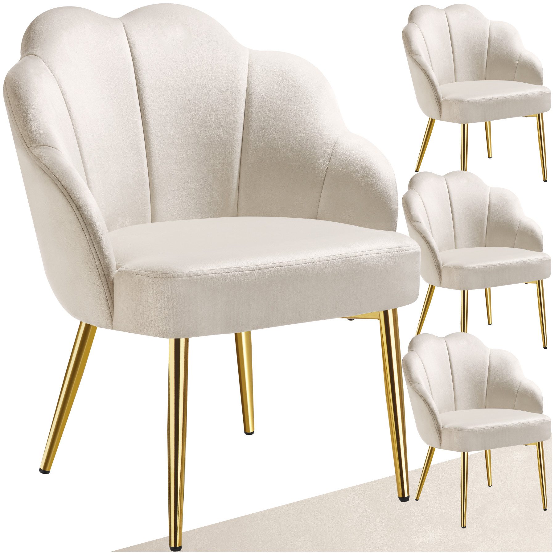 tectake Esszimmerstuhl Cocktailsessel (Set, 1 St), günstig online kaufen