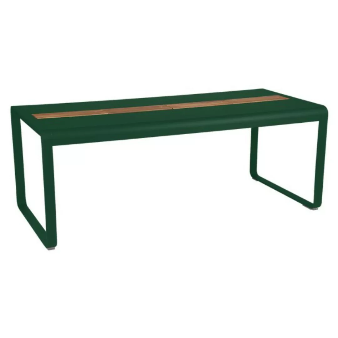 Bellevie Tisch 196 x 90cm mit Aufbewahrung Zederngrün günstig online kaufen