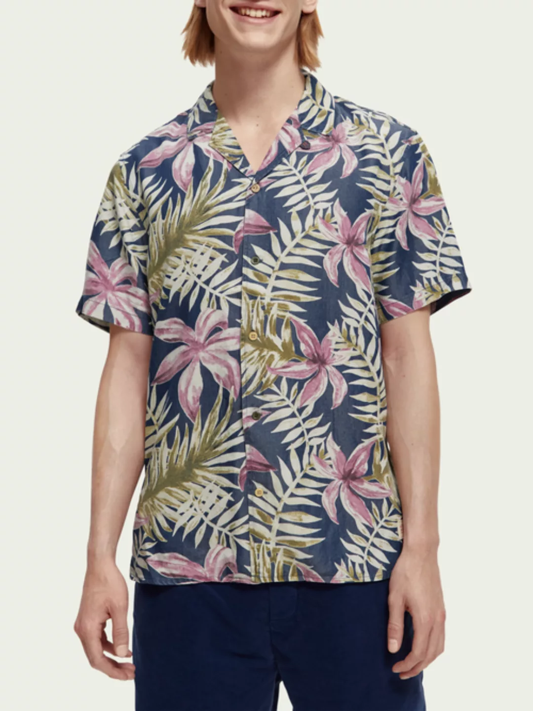 Scotch & Soda Camp-Shirt mit Print günstig online kaufen