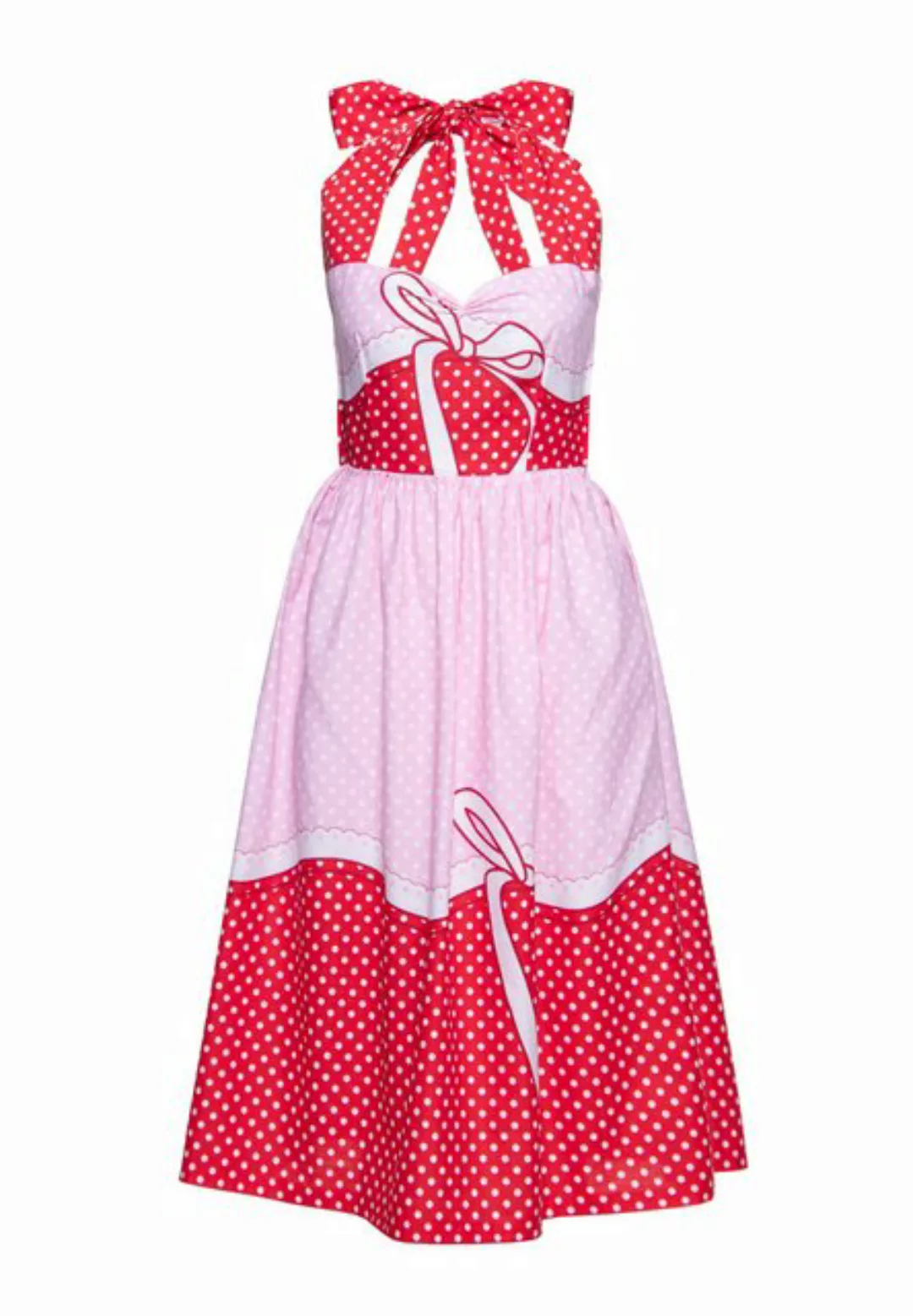 QueenKerosin Sommerkleid (1-tlg) mit Polka Dots günstig online kaufen