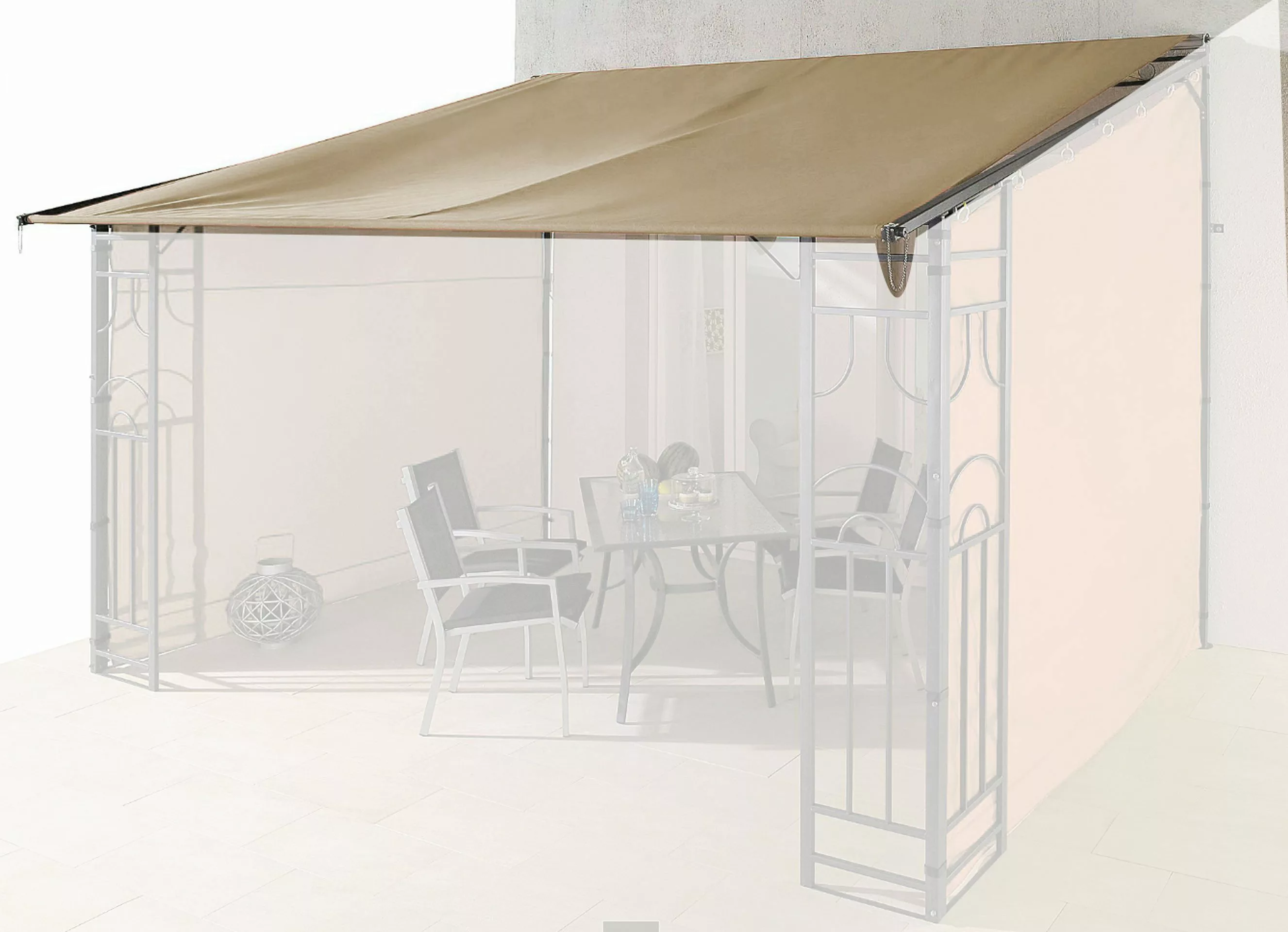 Quick Star Anbaupavillon Ersatzdach Rollpavillon 3x4m günstig online kaufen
