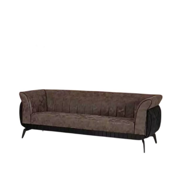 Xlmoebel Sofa Luxuriöses Designer-Möbel: Braunfarbenes Arbeitszimmer-Sofa f günstig online kaufen