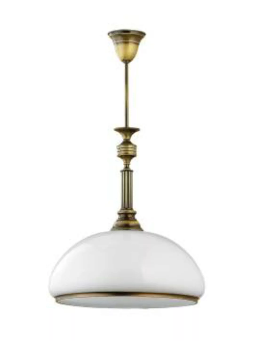 Deckenleuchte rund Ø40cm Messing antik Weiß Lampe günstig online kaufen