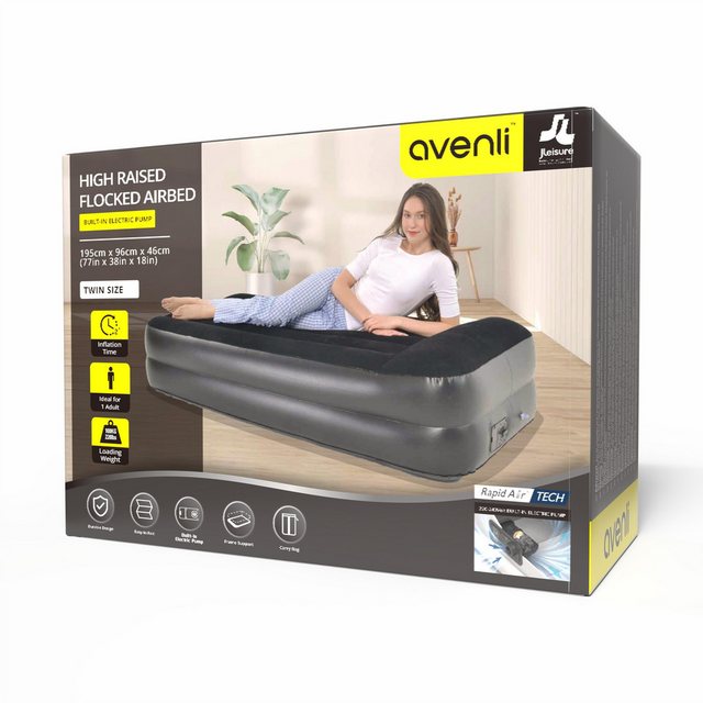 Avenli Luftbett mit integrierter Elektropumpe 195 x 96 x 46 cm, (Luftmatrat günstig online kaufen