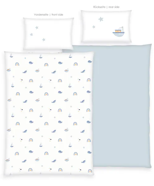 Baby Best Babybettwäsche »Baby Best Little Ocean«, Flanellbettwäsche günstig online kaufen