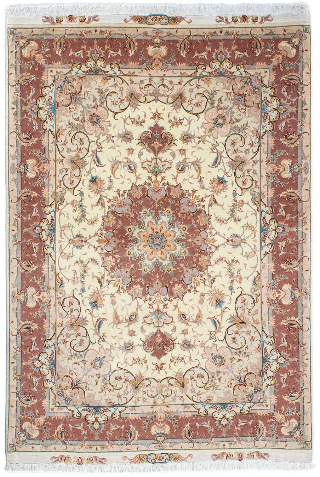 morgenland Orientteppich »Perser - Täbriz - Royal - 213 x 149 cm - beige«, günstig online kaufen