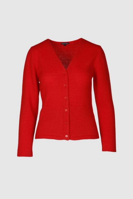 Boscana Cardigan Rote Strickjacke aus Wolle, Seide und Kaschmir günstig online kaufen