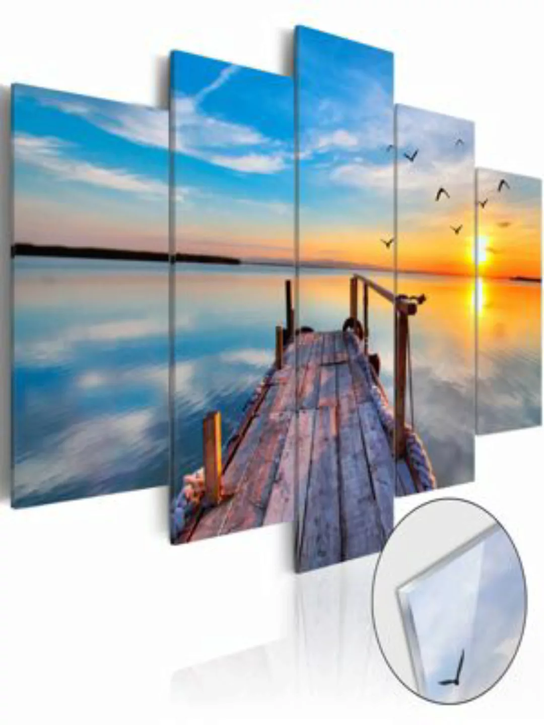 artgeist Acrylglasbild Lake of Memories [Glass] mehrfarbig Gr. 100 x 50 günstig online kaufen