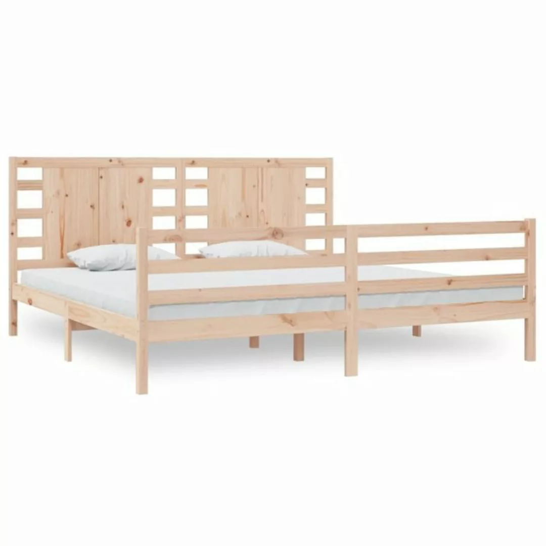 furnicato Bett Massivholzbett Kiefer 200x200 cm günstig online kaufen