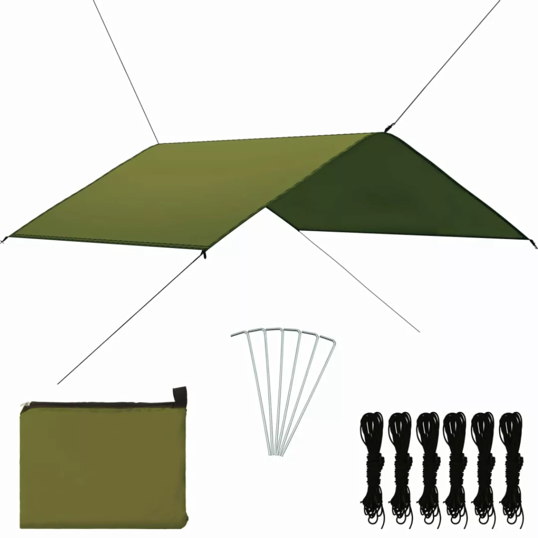 Outdoor Tarp 4x4 M Grün günstig online kaufen