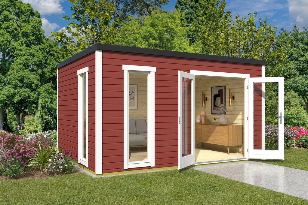 Nordic Holz Gartenhaus "Palermo 4", mit großen Glasflächen günstig online kaufen
