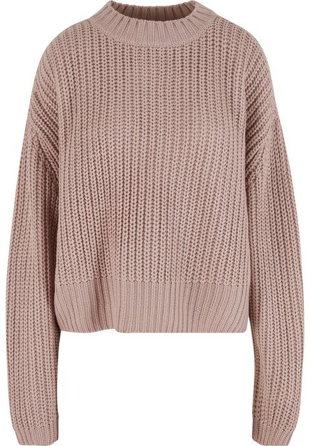 URBAN CLASSICS Rundhalspullover Urban Classics Ladies Wide Basic Oversized günstig online kaufen