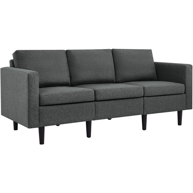 Yaheetech Schlafsofa, 3-Sitzer-Sofa Couch Polstersofa für 3 Personen, max.3 günstig online kaufen