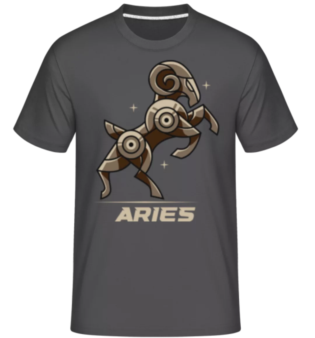 Mecha Robotic Zodiac Sign Aries · Shirtinator Männer T-Shirt günstig online kaufen