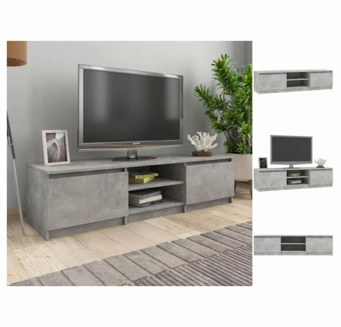 vidaXL TV-Schrank TV-Schrank Betongrau 1404035,5 cm Spanplatte Lowboard günstig online kaufen