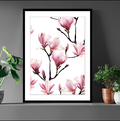 queence Bild »Estelle«, Blumen, gerahmt, Blumen günstig online kaufen