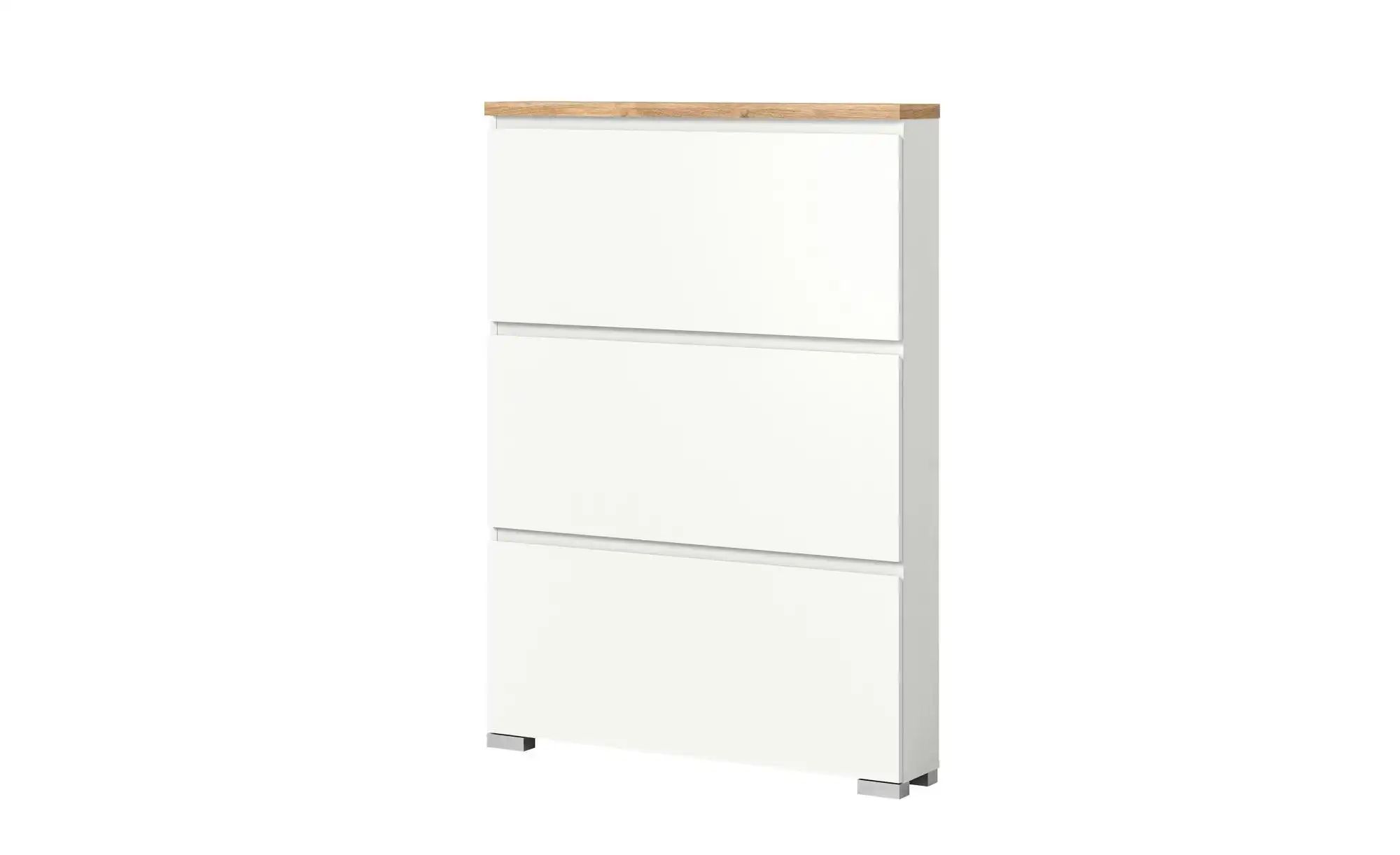 uno Schuhschrank   ¦ weiß ¦ Maße (cm): B: 95 H: 130 T: 18.0 Garderoben & Kl günstig online kaufen