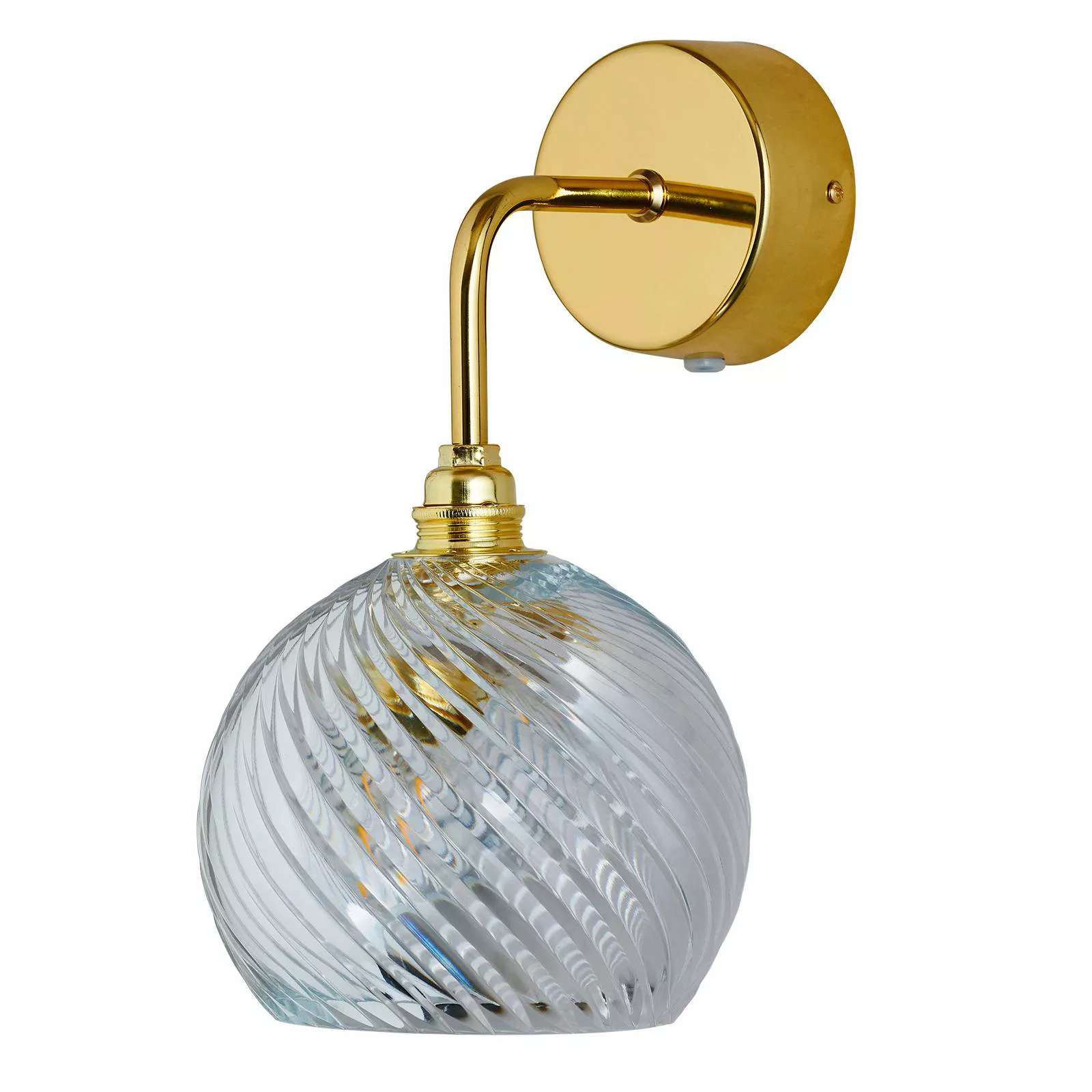 EBB & FLOW Rowan Wandlampe gold/crystal Ø 15,5 cm günstig online kaufen
