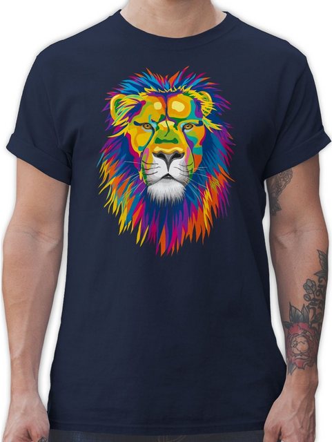 Shirtracer T-Shirt Löwe Lion Dschungel Deko Wildnis günstig online kaufen