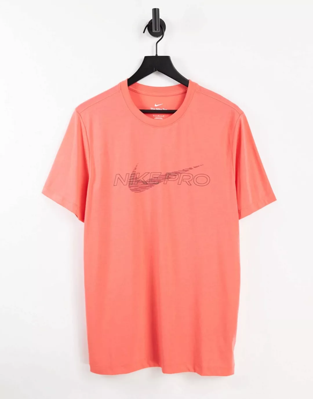 Nike – Pro Training – T-Shirt in Orange günstig online kaufen