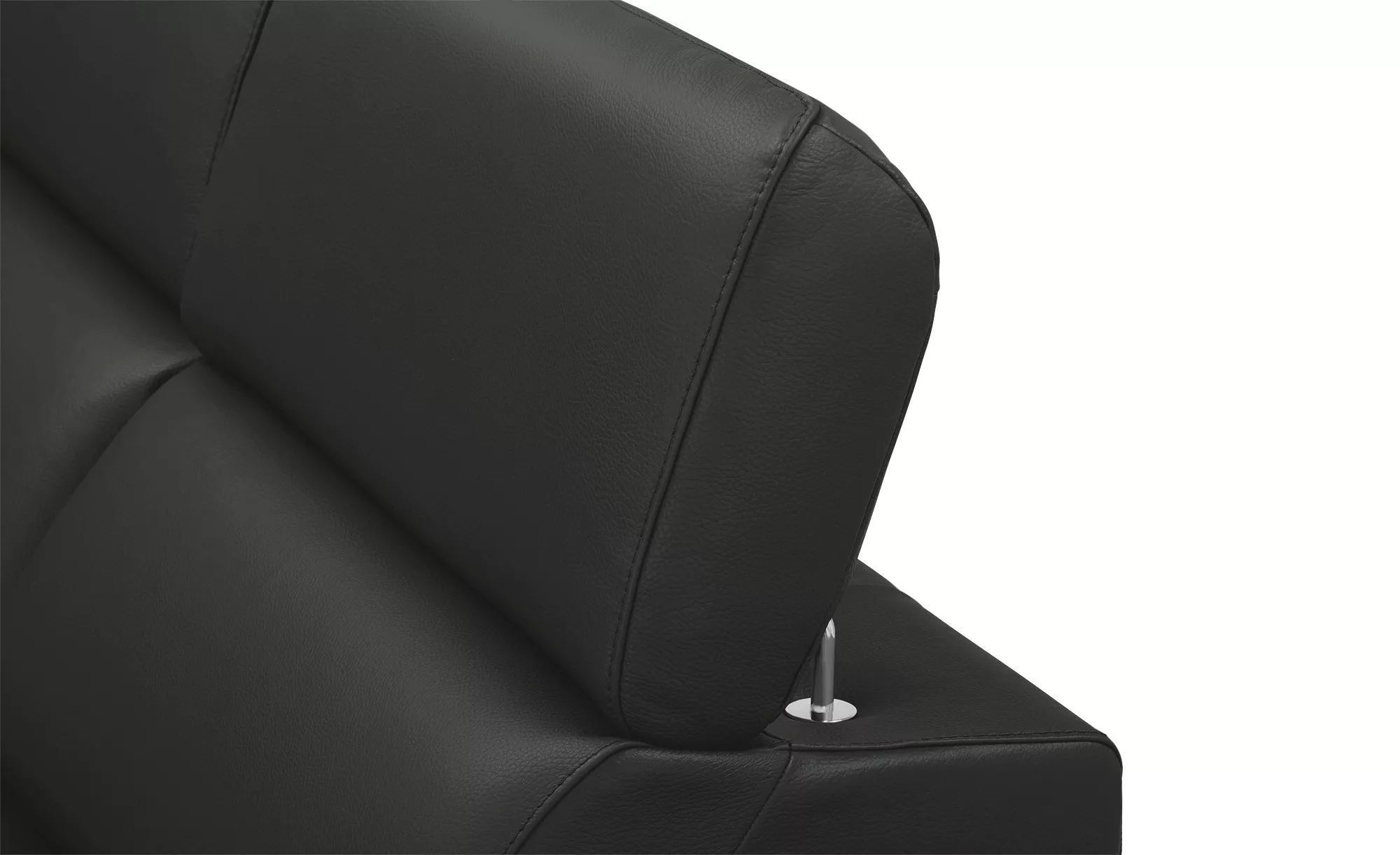 uno Ecksofa Leder  Dallas ¦ schwarz ¦ Maße (cm): B: 283 H: 74 T: 228.0 Pols günstig online kaufen