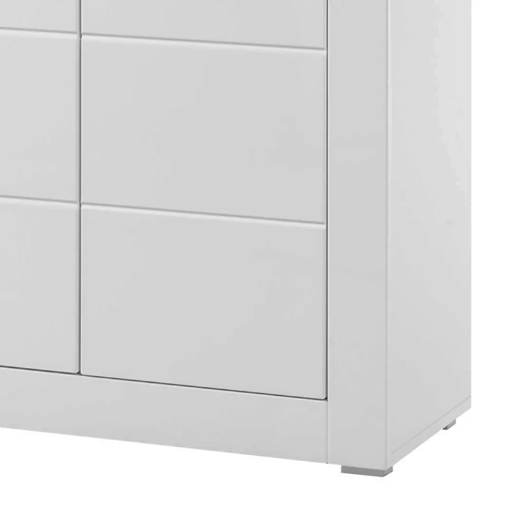 Schrank in Weiß Hochglanz 100 cm breit günstig online kaufen