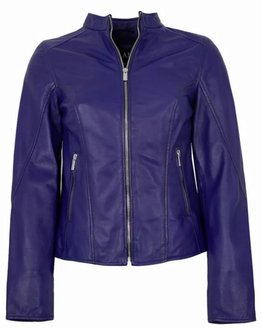 Jilani Lederjacke Fulya Jilani - Damen Echtleder Lederjacke Lammnappa blau günstig online kaufen