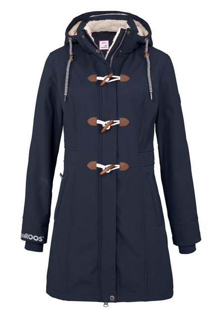 KangaROOS Softshelljacke mit kontrastfarbendem Kapuzenfutter günstig online kaufen