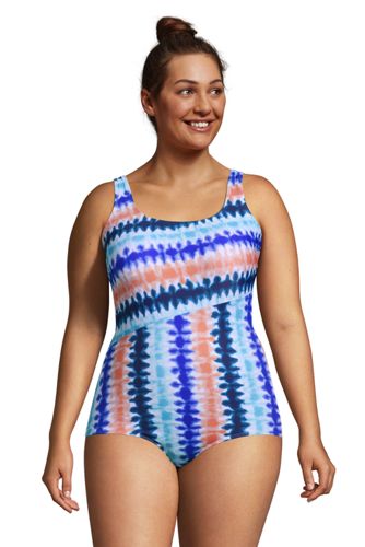 Komfort-Badeanzug CHLORRESISTENT mit Soft Cups und Colorblock-Streifen in g günstig online kaufen