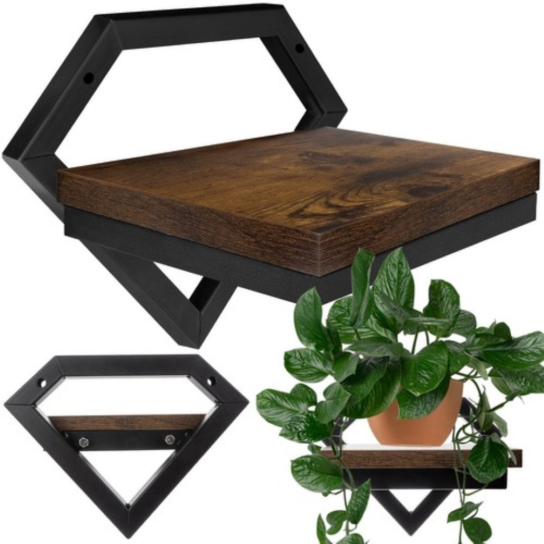 Ruhhy Wandregal Wandboard Wandhängender Loft Blumenständer günstig online kaufen