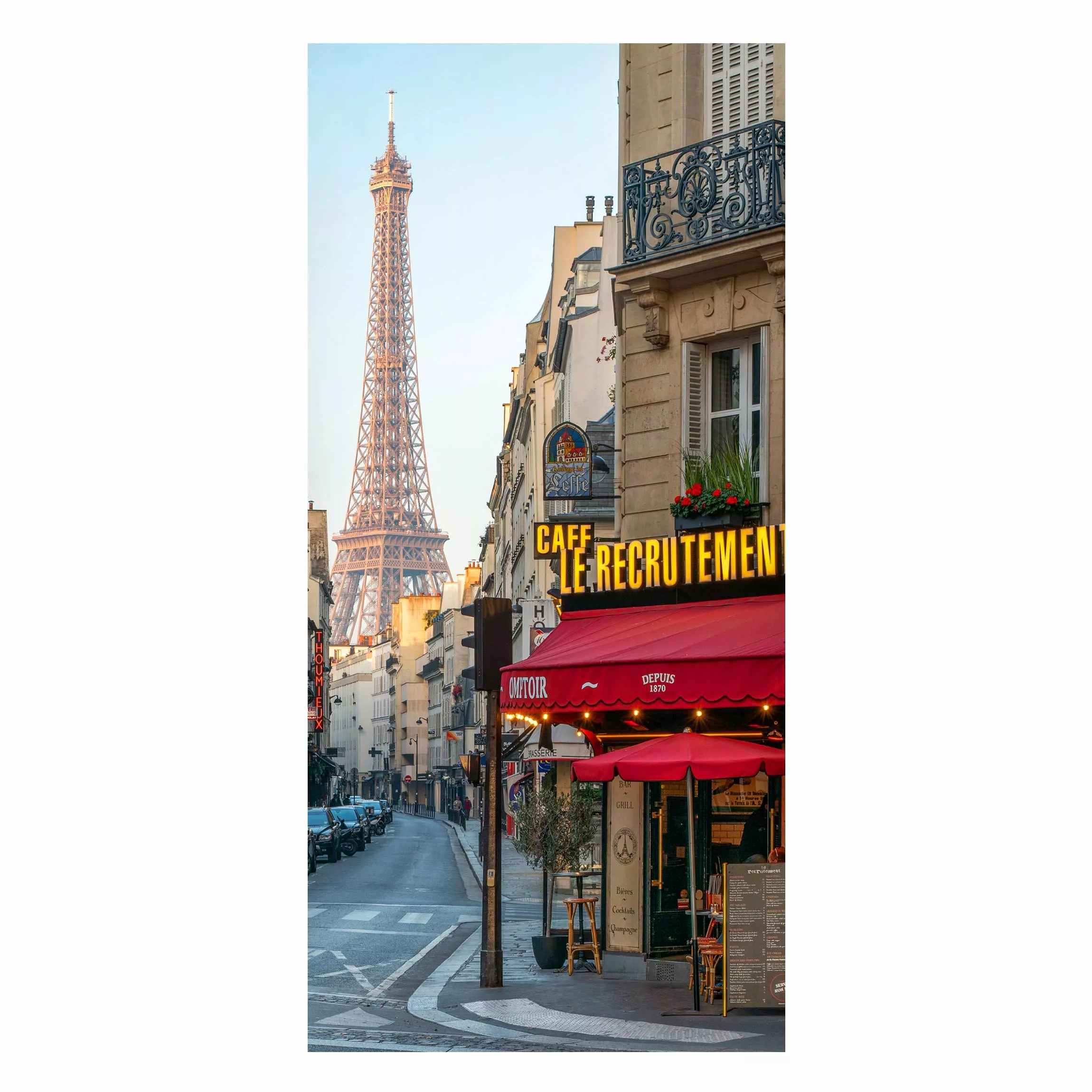 Magnettafel Straße von Paris günstig online kaufen