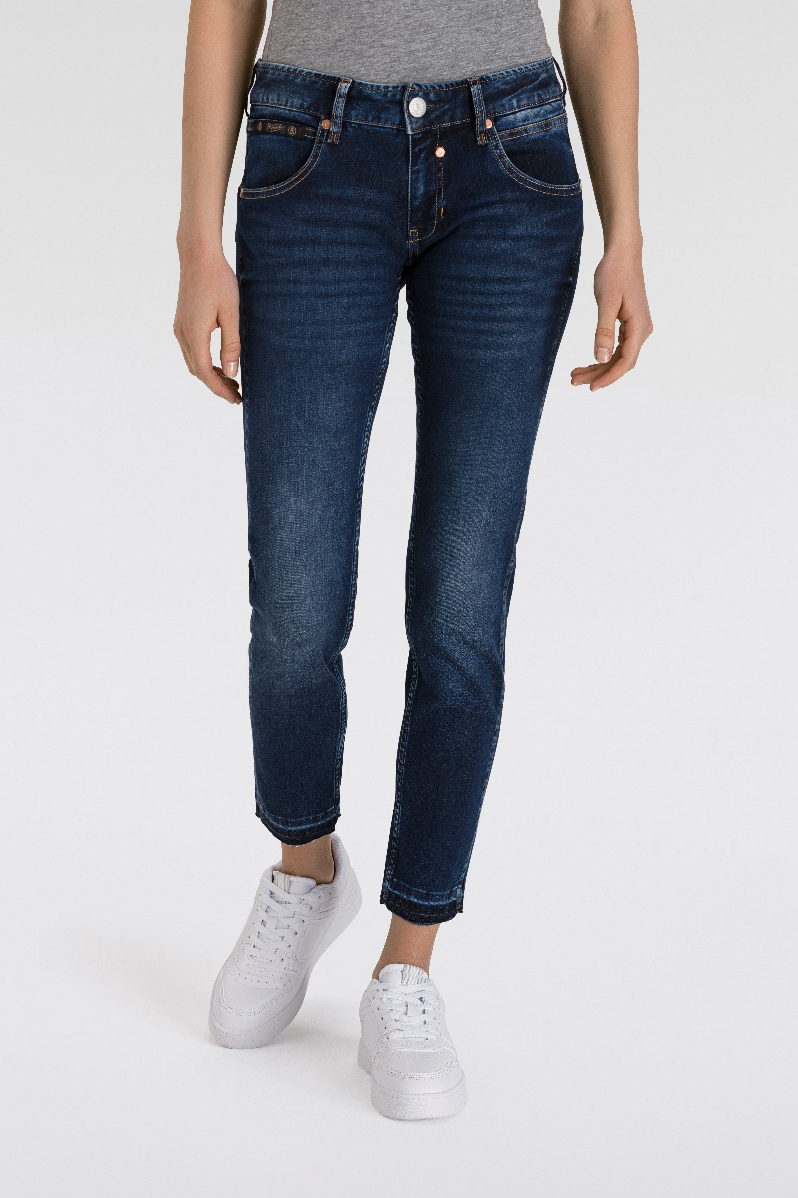 Herrlicher Slim-fit-Jeans Touch Cropped Reused Denim günstig online kaufen