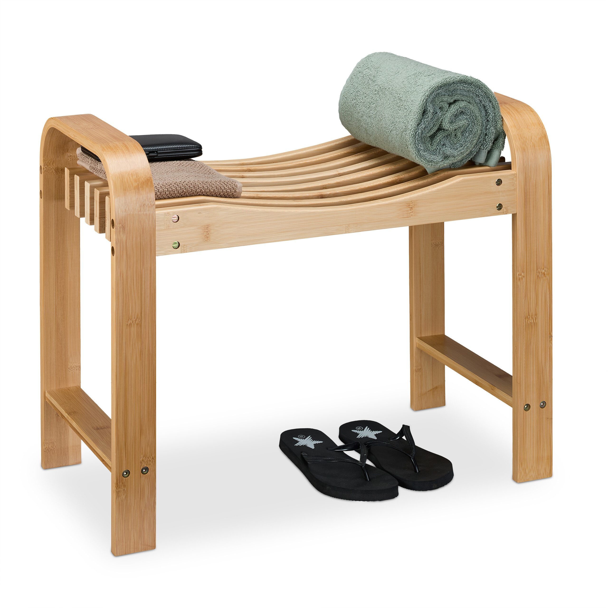 relaxdays Badhocker mit Griffe (1 St) günstig online kaufen