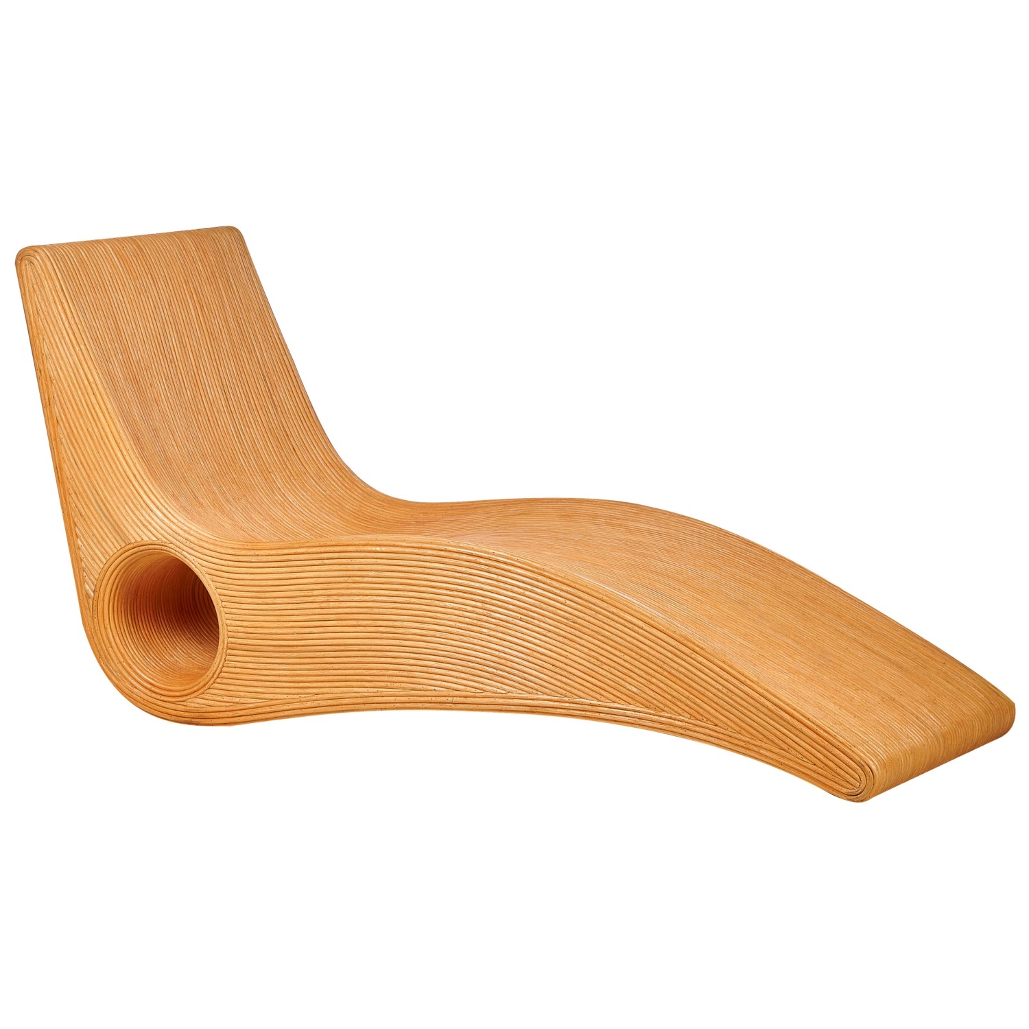 Beliani Gartenliege Heller Holzfarbton 186x68x95 günstig online kaufen