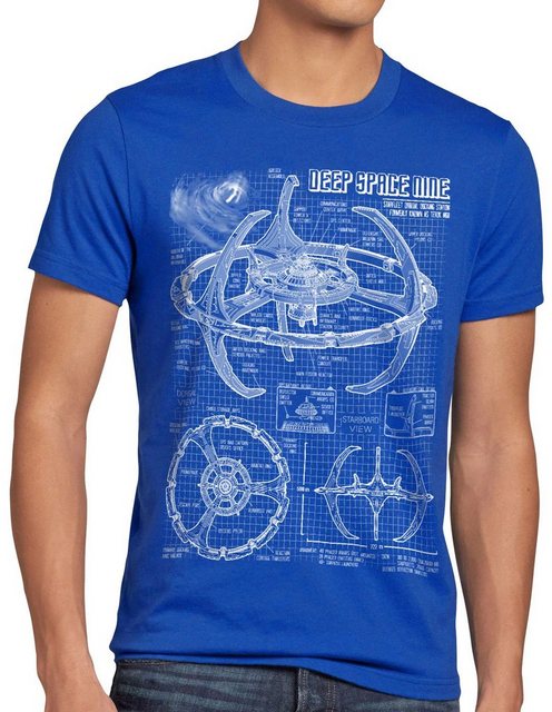 style3 T-Shirt Deep Space Nine trek trekkie star sternenflotte sisko blu-ra günstig online kaufen