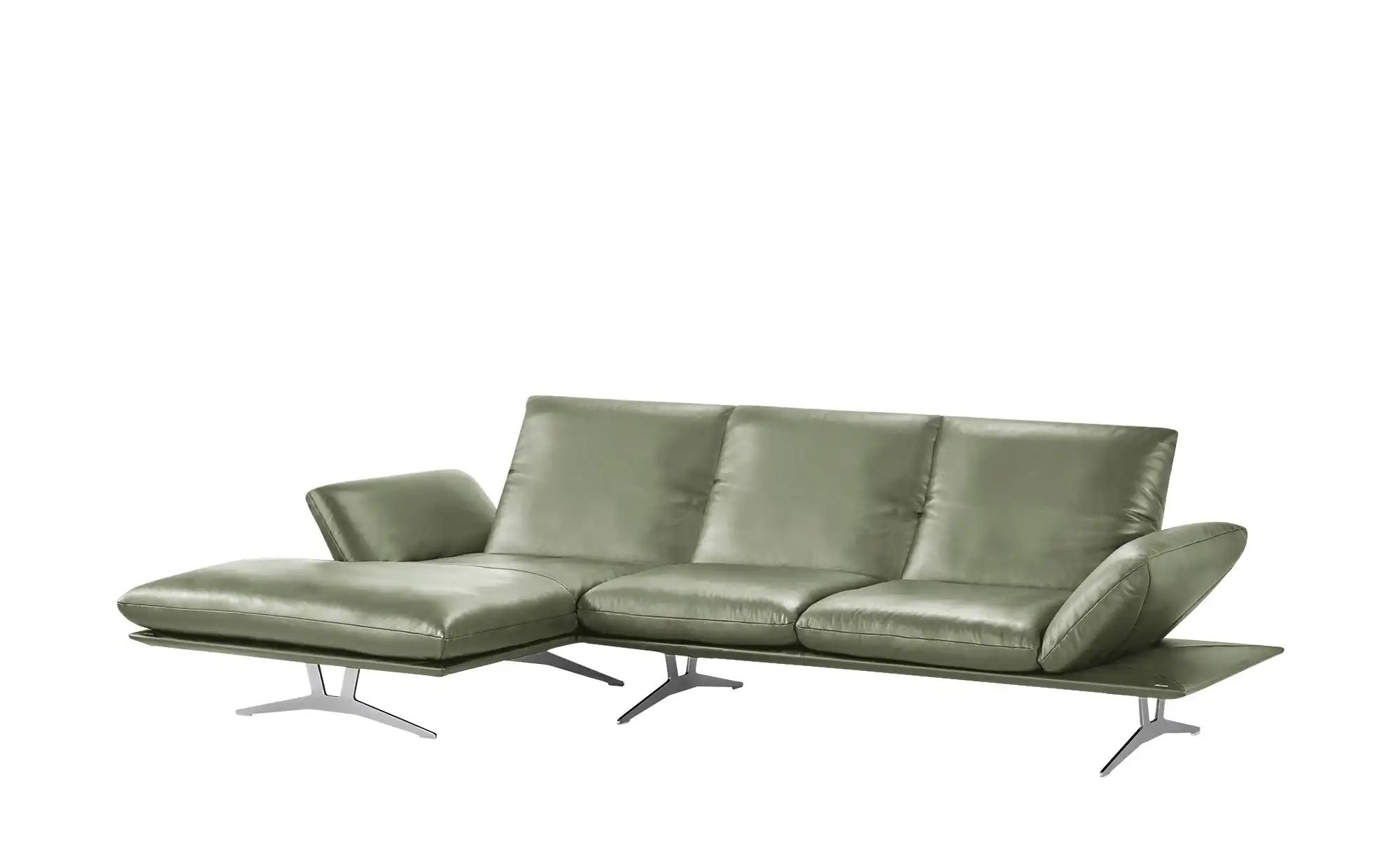 KOINOR Ecksofa Echtleder Francis ¦ grün ¦ Maße (cm): B: 314 H: 93 T: 159 Po günstig online kaufen